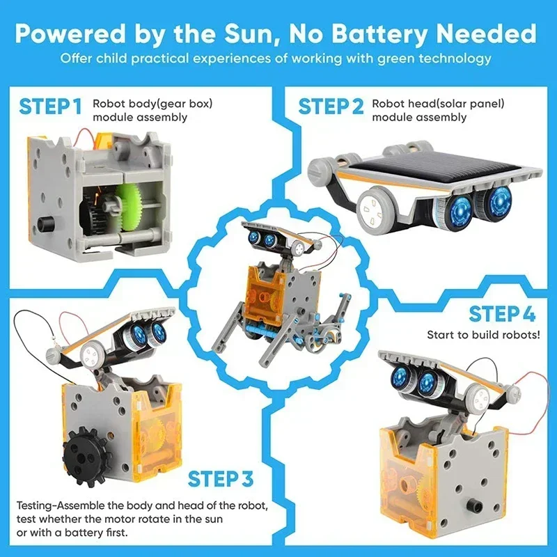 Science Robotics - Solar Robot Kits High-Tech Science Toy