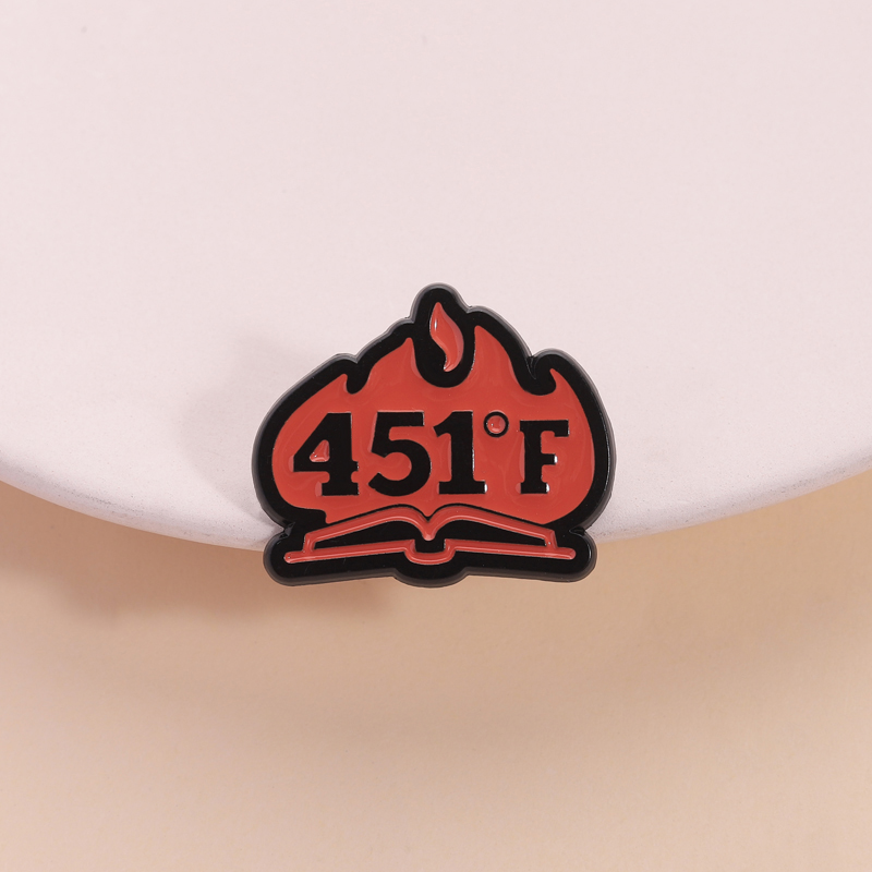 Fahrenheit 451 Book Enamel Pin - Science Buddies recensie en prijs