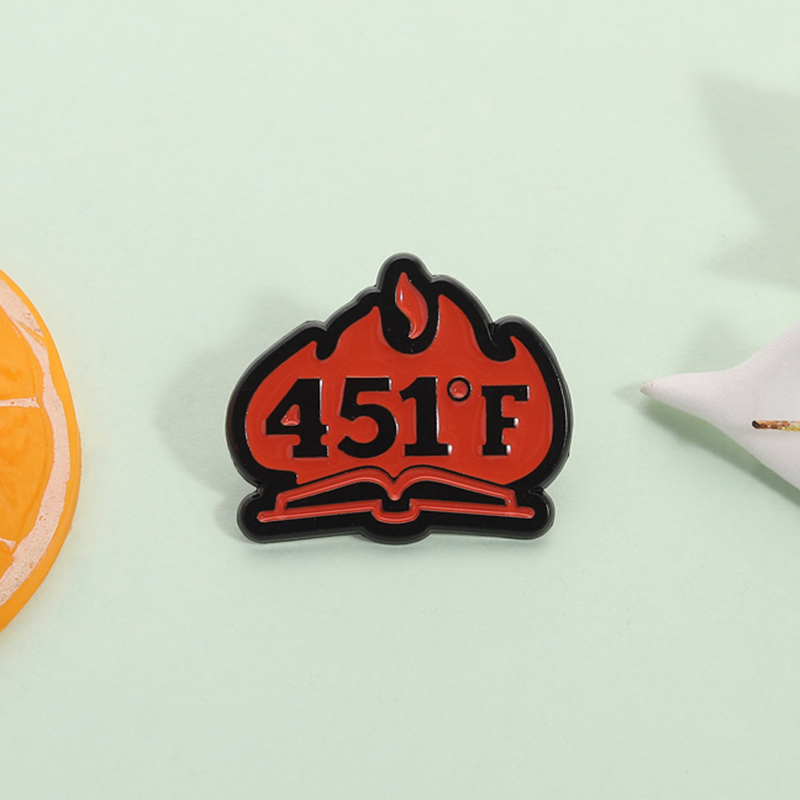 Fahrenheit 451 Book Enamel Pin - Science Buddies recensie en prijs