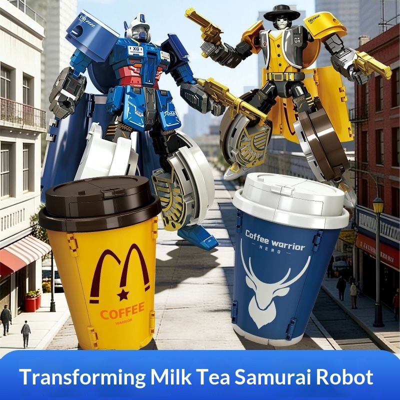 Transforming toy milk tea warr - Science Robotics recensie en prijs