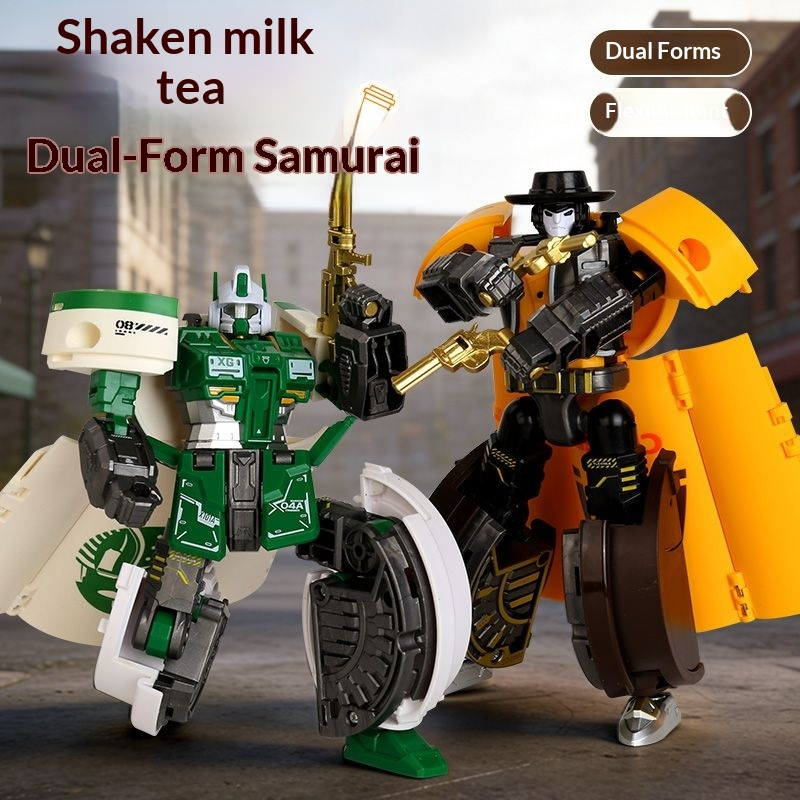 Transforming toy milk tea warr - Science Robotics recensie en prijs