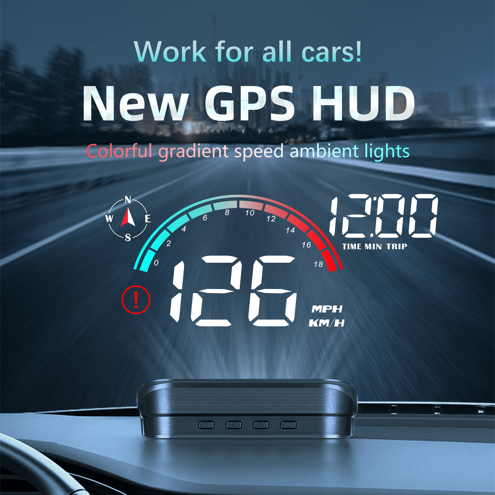M22 Car GPS HUD Head Up Displa - Anemometer Wind Speed recensie en prijs