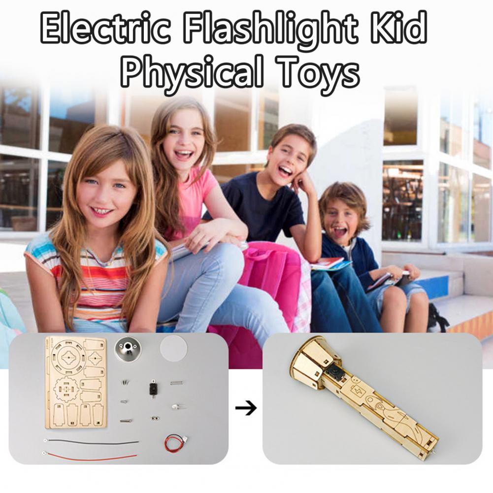 Wooden DIY Flashlight Puzzle K - Science Project Diy recensie en prijs