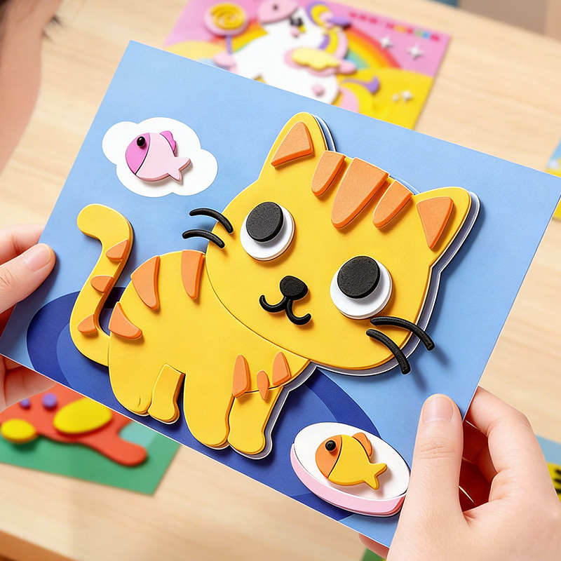 Children's 3D Stickers, 10 Ran - Science Project Diy recensie en prijs
