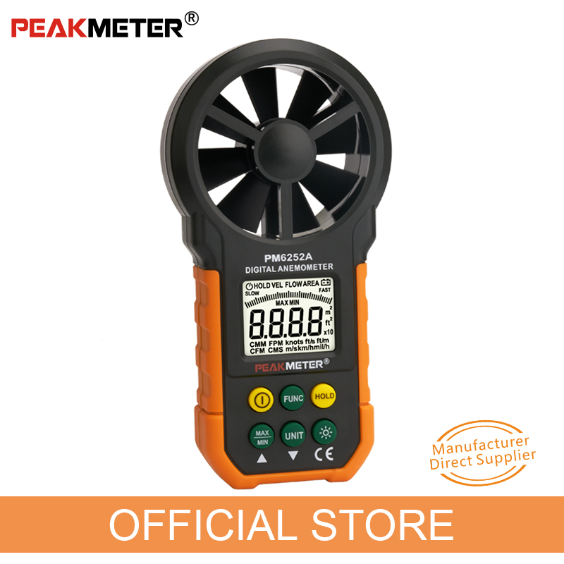 PEAKMETER PM6252A Handheld Ane - Anemometer Wind Speed recensie en prijs