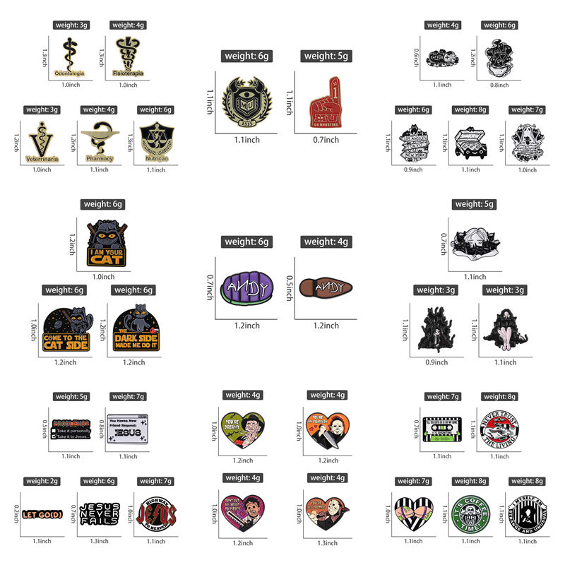 Gothic Punk Quotes Enamel Pins - Science Buddies recensie en prijs