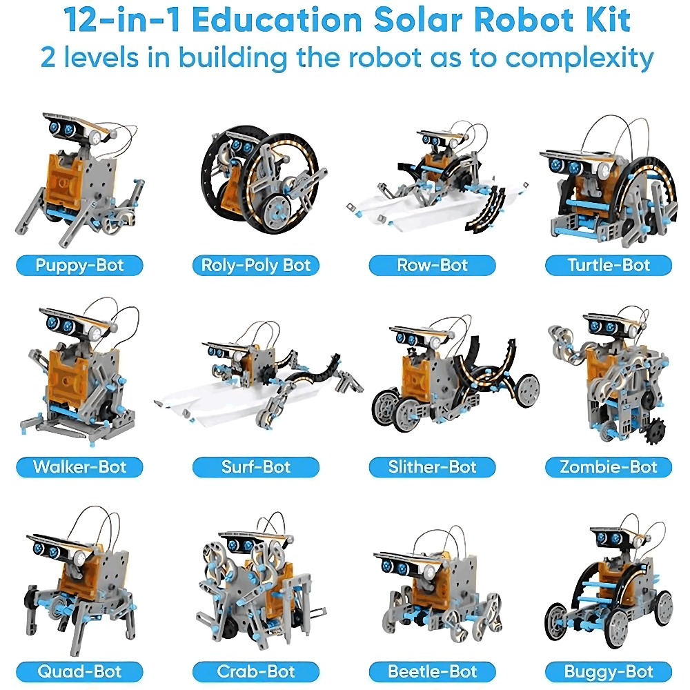 Solar Robot Building Blocks 12 - Science Robotics recensie en prijs