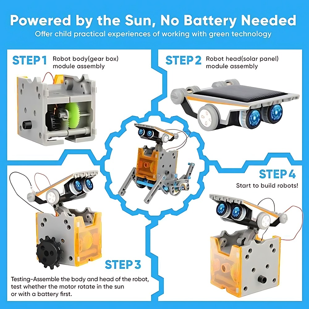 Solar Robot Building Blocks 12 - Science Robotics recensie en prijs