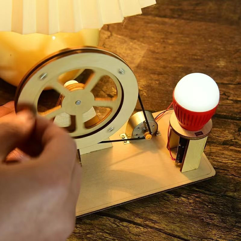 DIY Wooden Hand Generator Kids - Science Project Diy recensie en prijs