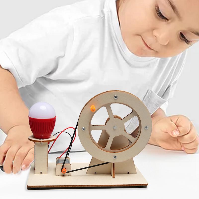 DIY Wooden Hand Generator Kids - Science Project Diy recensie en prijs