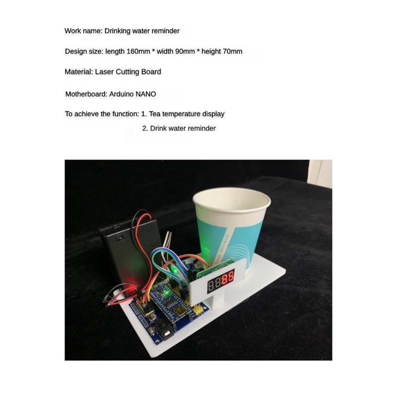 Drink Water Reminder Robot Han - Science Robotics recensie en prijs