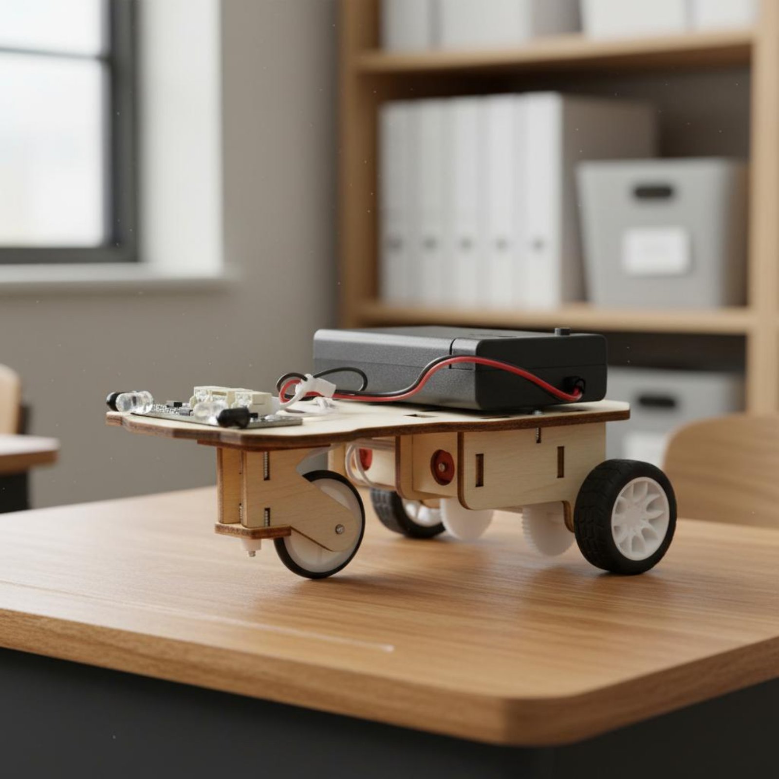 Wooden Intelligent Vehicle Kit - Science Robotics recensie en prijs