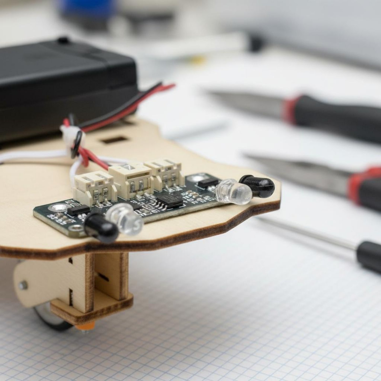 Wooden Intelligent Vehicle Kit - Science Robotics recensie en prijs
